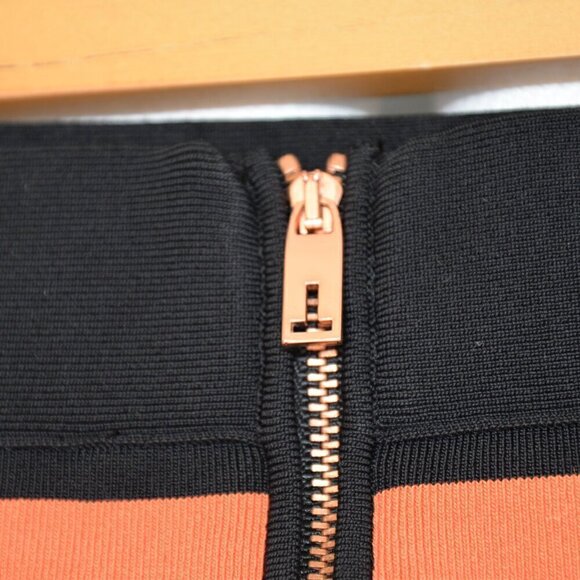 Ted Baker Xammie Knit Striped Skirt Sz S - Picture 9 of 14